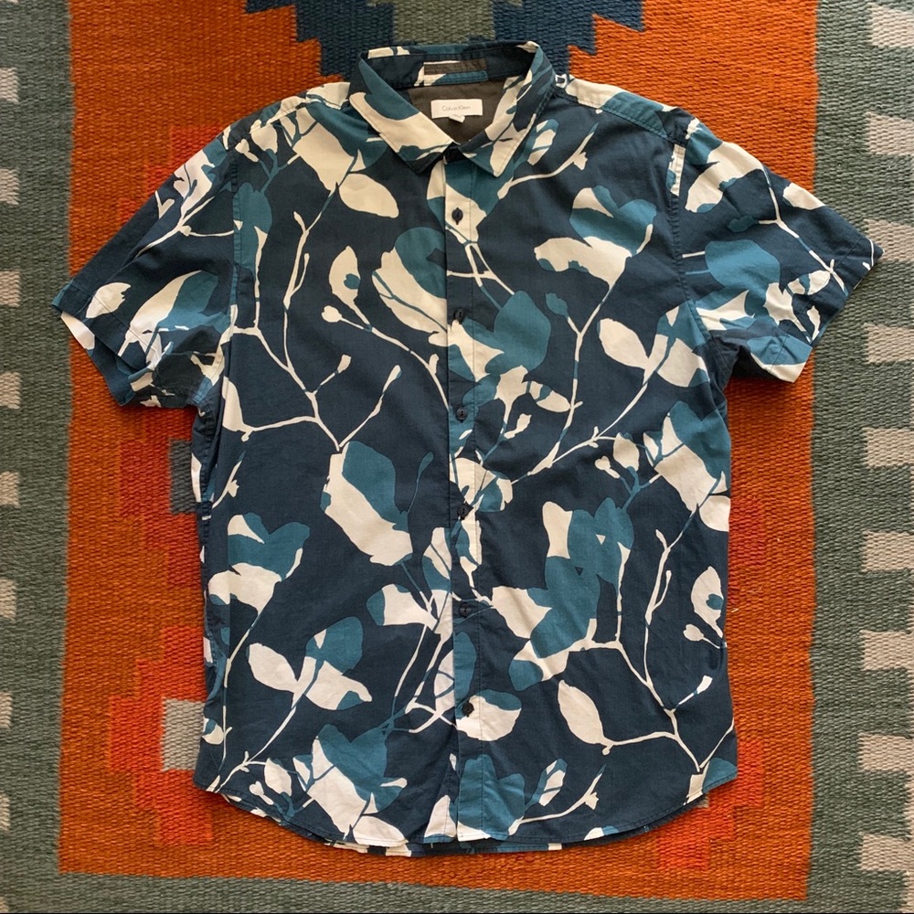 Calvin Klein Floral Button-Up Shirt